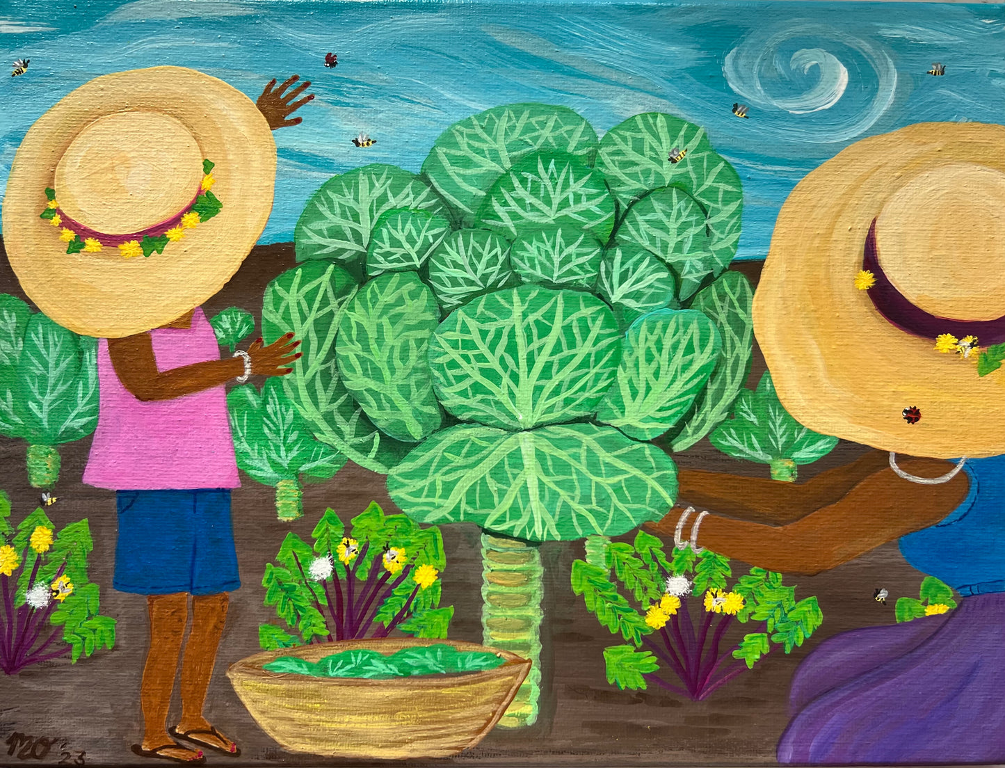 "Summertime Collards" by Marcene Ogawa