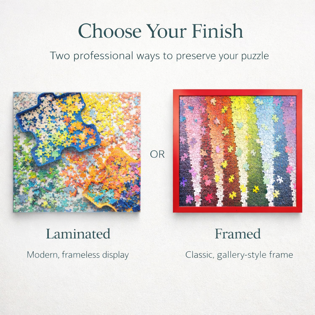 Puzzle Preservation Mail-In Kit - Mounted or Framed Puzzle Kit