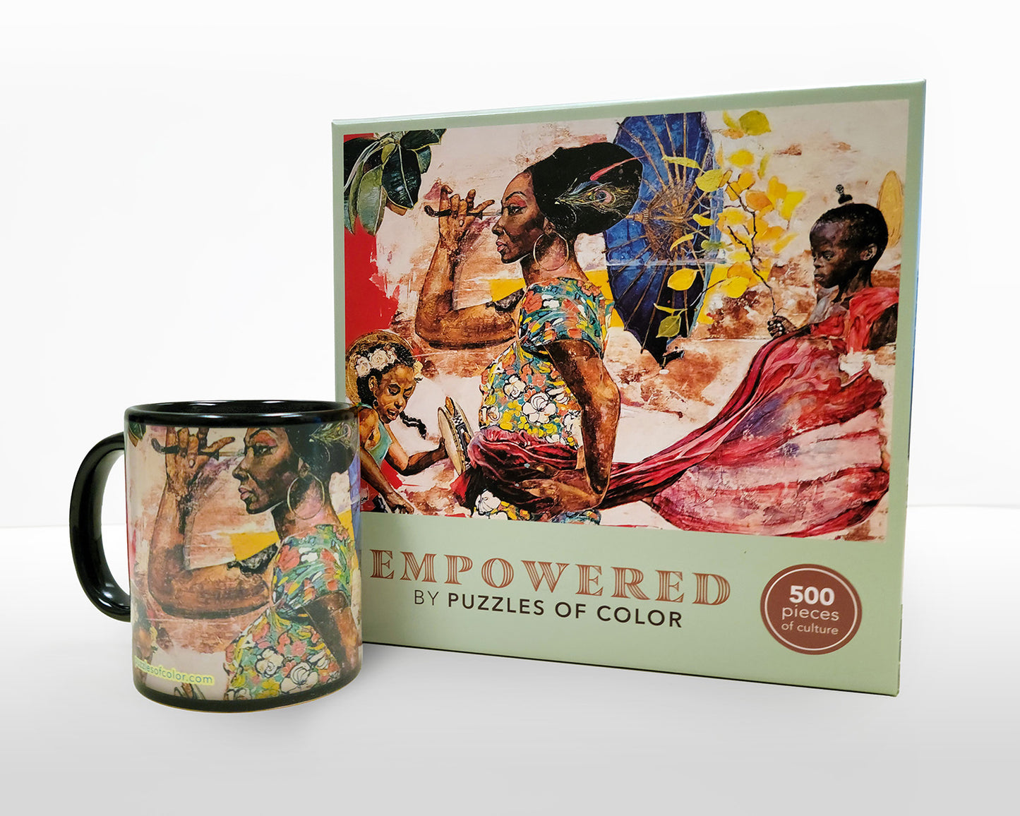 "Dream of Venus in Spring II" Puzzle + Magic Mug Gift Set