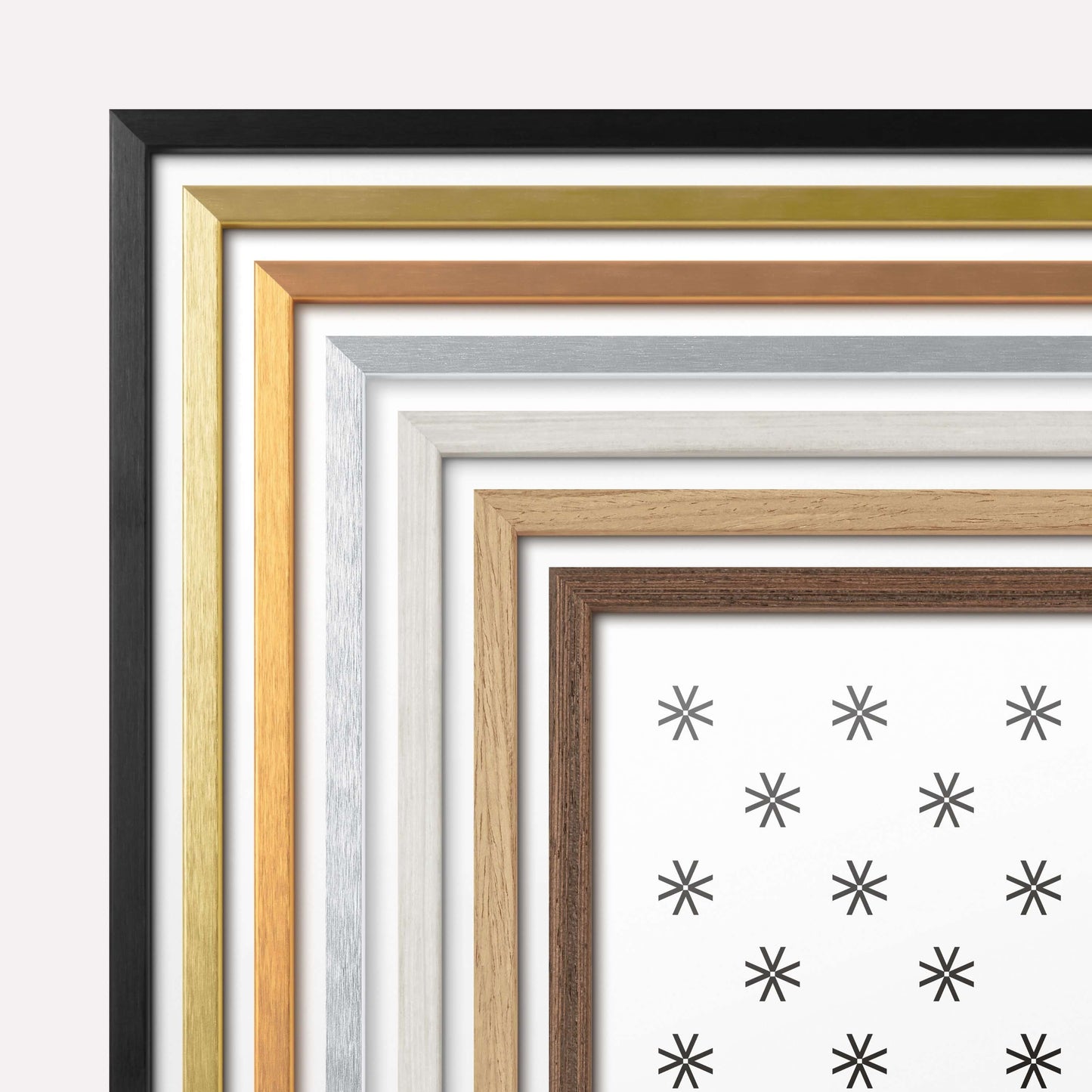 18x24" Thin Frame, Black