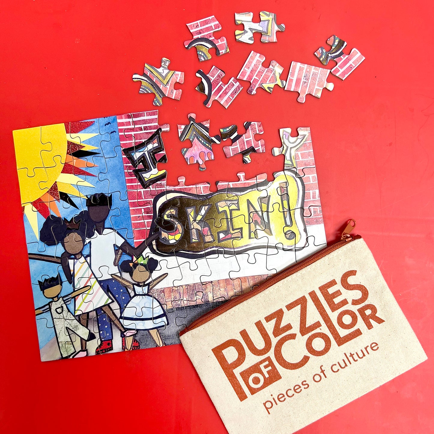 "Don't Run From the Sun" Book + Puzzle Bundle